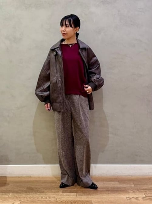 ヴィンテージライク フェイクレザー ブルゾン（ブルゾン）｜BEAMS