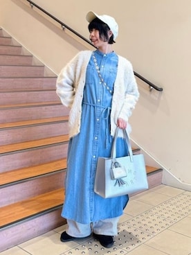 BEAMS HEART WOMENさん（レディース・158cm）の冬コーディネート