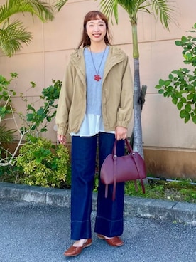 BEAMS HEART WOMENさん（レディース・161cm）の春コーディネート