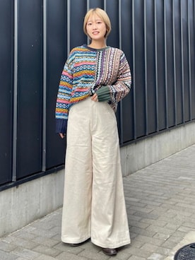 BEAMS HEART WOMENさん（レディース・157cm）の秋コーディネート