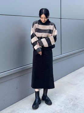 BEAMS HEART WOMENさん（レディース・158cm）の冬コーディネート