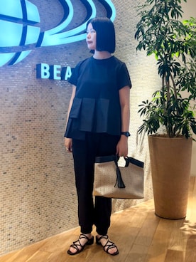 BEAMS HEART WOMENさん（レディース・159cm）の夏コーディネート