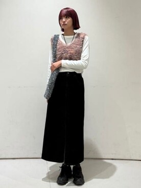 BEAMS HEART WOMENさん（レディース・170cm）の冬コーディネート