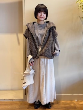 BEAMS HEART WOMENさん（レディース・152cm）の秋コーディネート