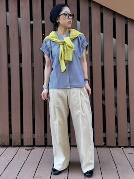 「BEAMS HEART（ビームスハート）のアイテム」を使った、BEAMS HEART WOMENさん（レディース・154cm）の春コーディネート