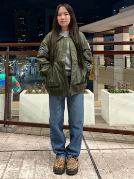 BEAMS HEART WOMENさん（レディース・154cm）の冬コーディネート