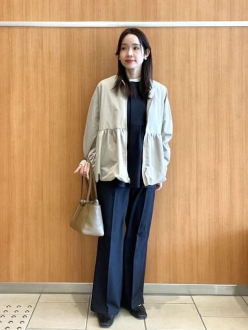 セレモニー・ハレの日】ペプラム ベスト × パンツ セットアップ