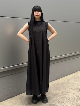 「アイテム（ワンピース）」を使った、BEAMS HEART WOMENさん（レディース・165cm）の夏コーディネート