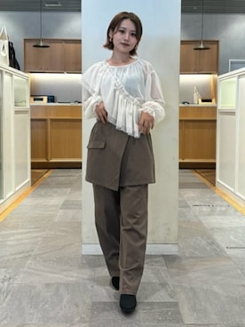 2点セット】マルチWAY スカート パンツ レイヤードセットを使った人気