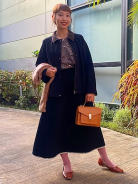 BEAMS HEART WOMENさん（レディース・161cm）の秋コーディネート