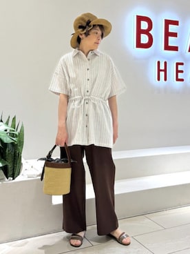 BEAMS HEART WOMENさん(レディース・154cm)の夏コーディネート