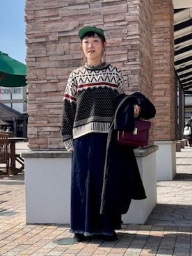 BEAMS HEART WOMENさん(レディース・151cm)の冬コーディネート