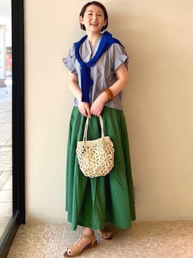 BEAMS HEART WOMENさん（レディース・163cm）の春コーディネート