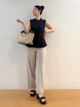 BEAMS HEART WOMENさん（レディース・168cm）の夏コーディネート