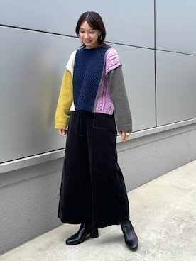 BEAMS HEART WOMENさん（レディース・157cm）の秋コーディネート