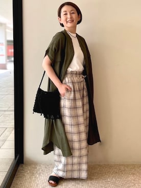 BEAMS HEART WOMENさん(レディース・163cm)の夏コーディネート