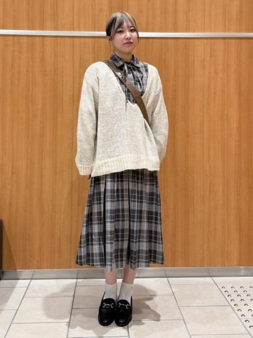 セール】チェック ミディ プリーツ スカート（スカート）｜BEAMS HEART