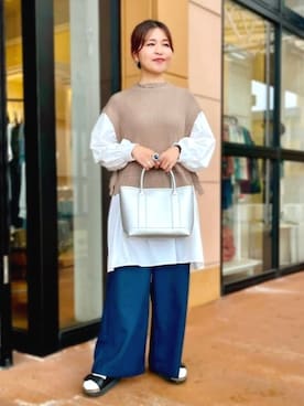 BEAMS HEART WOMENさん（レディース・157cm）の春コーディネート