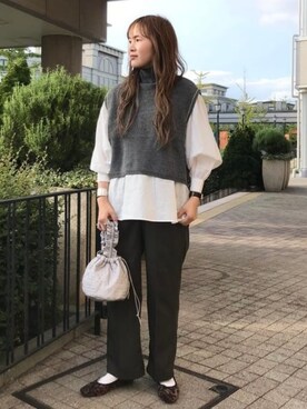 BEAMS HEART WOMENさん（レディース・162cm）の秋コーディネート