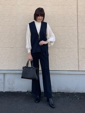 BEAMS HEART WOMENさん（レディース・166cm）の冬コーディネート