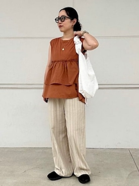 BEAMS HEART WOMENさん（レディース・160cm）の夏コーディネート