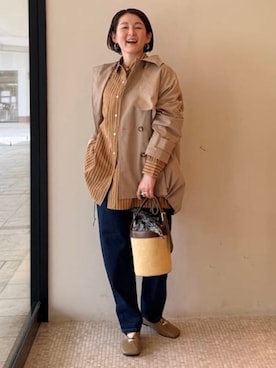 BEAMS HEART WOMENさん（レディース・163cm）の冬コーディネート