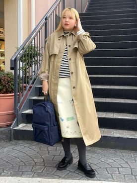 「BEAMS BOY（ビームスボーイ）のアイテム（トップス）」を使った、BEAMS HEART WOMENさん（レディース・162cm）の冬コーディネート