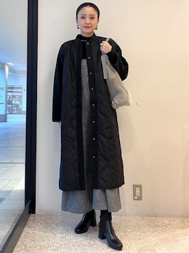 「アイテム（ワンピース/ドレス）」を使った、BEAMS HEART WOMENさん（レディース・161cm）の秋コーディネート