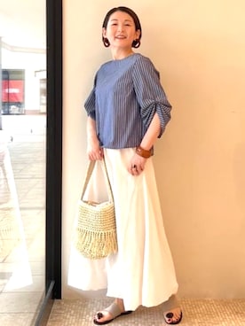 BEAMS HEART WOMENさん(レディース・163cm)の夏コーディネート