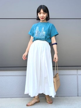 BEAMS HEART WOMENさん（レディース・157cm）の夏コーディネート