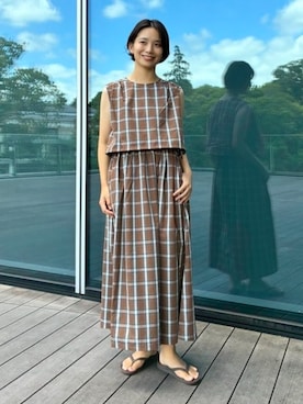 BEAMS HEART WOMENさん（レディース・159cm）の夏コーディネート
