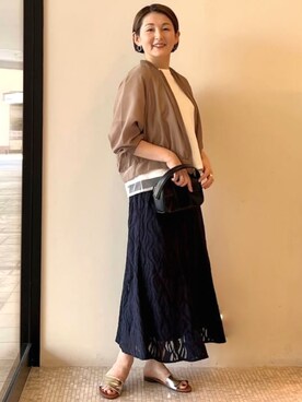 BEAMS HEART WOMENさん（レディース・163cm）の春コーディネート
