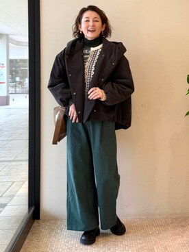BEAMS HEART WOMENさん(レディース・163cm)の冬コーディネート