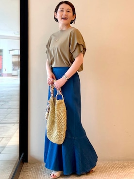 BEAMS HEART WOMENさん（レディース・163cm）の夏コーディネート