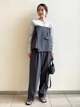 【GREY】マルチWAY スカート パンツ レイヤードセット(セットアイテム) BEAMS OUTLET｜マルチWAY スカート パンツ レイヤードセット(セット
