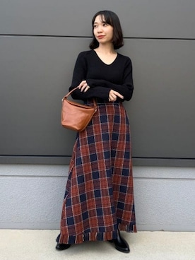 BEAMS HEART WOMENさん（レディース・157cm）の秋コーディネート