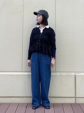 「BEAMS HEART（ビームスハート）のアイテム」を使った、BEAMS HEART WOMENさん（レディース・159cm）の春コーディネート