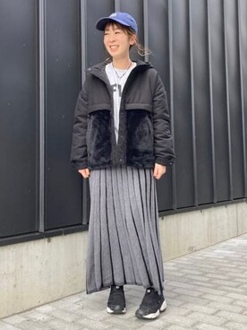 BEAMS HEART WOMENさん(レディース・154cm)の冬コーディネート
