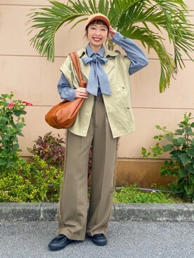 BEAMS HEART WOMENさん（レディース・161cm）の春コーディネート