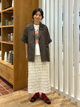 BEAMS HEART WOMENさん(レディース・159cm)の夏コーディネート