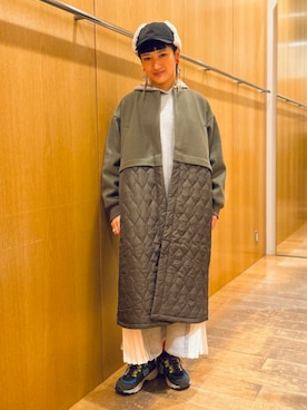 BEAMS HEART WOMENさん（レディース・156cm）の冬コーディネート