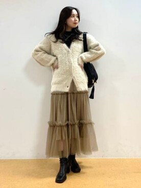 BEAMS HEART WOMENさん（レディース・163cm）の冬コーディネート