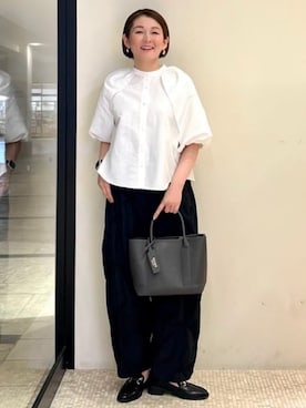 「トートバック」｜BEAMS HEART WOMENさん（レディース・163cm）の春コーディネート