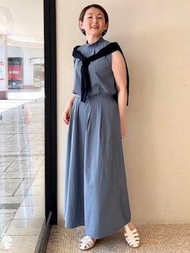 BEAMS HEART WOMENさん（レディース・163cm）の夏コーディネート