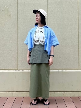 BEAMS HEART WOMENさん(レディース・159cm)の夏コーディネート