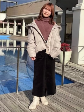 BEAMS HEART WOMENさん（レディース・148cm）の冬コーディネート