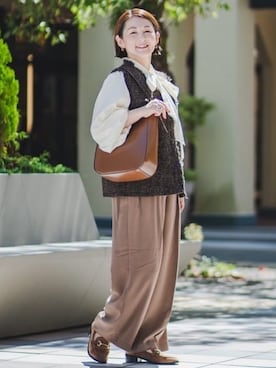 BEAMS HEART WOMENさん（レディース・163cm）の秋コーディネート