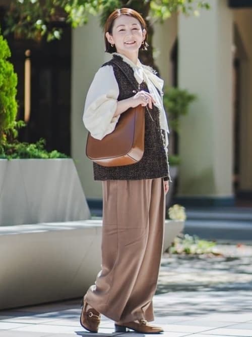 ボウタイ セット ノーカラー ブラウス（シャツ/ブラウス）｜BEAMS