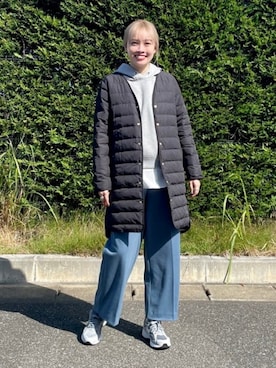 「重ね着ベストシーズン」｜「アイテム（ダウンジャケット/コート）」を使った、BEAMS HEART WOMENさん（レディース・165cm）の秋コーディネート