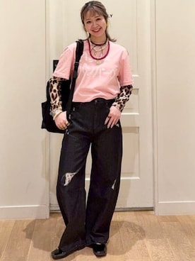 「アイテム（バックパック/リュック）」を使った、BEAMS HEART WOMENさん（レディース・162cm）の夏コーディネート